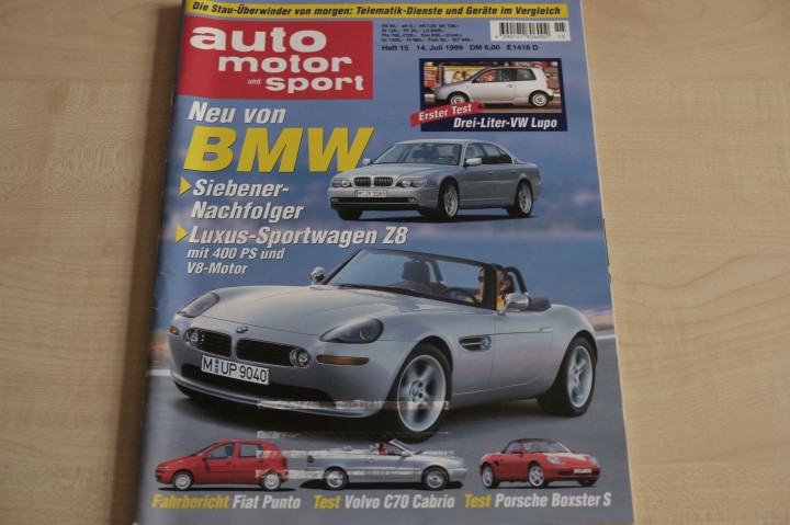 Deckblatt Auto Motor und Sport (15/1999)